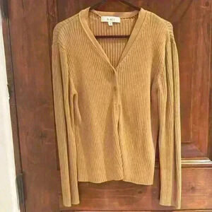 A.C.I button up sweater medium